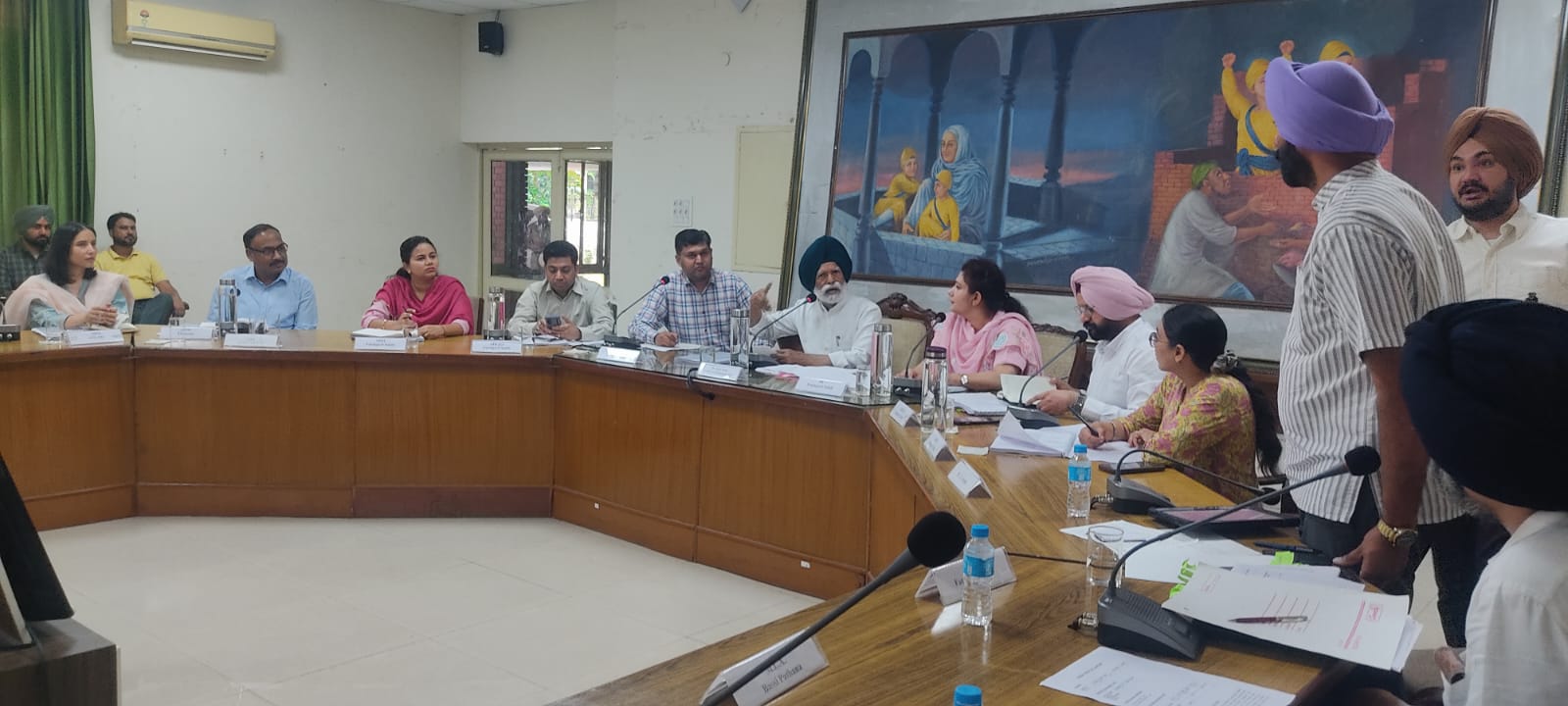 Mp meeting on center government schemes